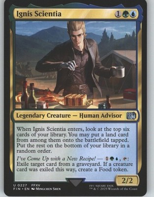 Ignis Scientia 227 Uncommon FINAL FANTASY Magic: The Gathering Near Mint