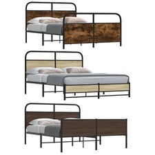 Metallbett Bett mit Lattenrost Einzelbett Doppelbett Bettgestell Bettrahmen Neu