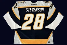 Jeremy Stevenson Nashville Predators Game Worn Jersey Ducks