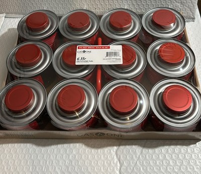 Gas One 12 Pack 6 Hour Chafing Fuel - Food Warmer for Chafing Dish Buffet Set -