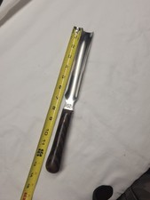 B I A  1 1/8'' Curved Wood Carving Chisel Gouge MADE IN ITALY 13" OA EXC COND