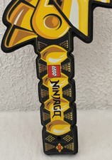 LEGO LEGOLAND NINJAGO YELLOW SWORD OF FIRE YELLOW FOAM DRAGON HEAD SWORD