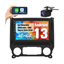 10.1 inch Car Radio for Chevy Silverado GMC Sierra 2014-2018, Android 13 Ster...