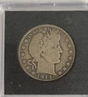 1914 S Barber Half Dollar VERY GOOD