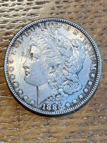 Russet Toned 1885 MORGAN DOLLAR, Very Choice Unc