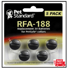 PetSafe Compatible RFA-188 Replacement Batteries 5-Pack 