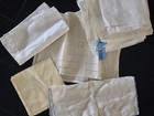 40 Vintage Napkins Embroidery Lace Linen Cotton New Mixed Lot — photo 7