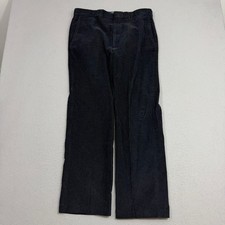 Vintage Haggar Corduroy Pants Men's 36x32 Blue Straight Leg 80s USA Made Preppy