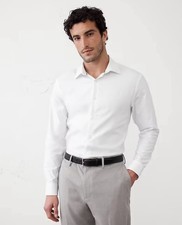 Alfani Alfa tech Stretch Men  s Dress Shirt 16-16.5 x 34-35 Brand New NWT