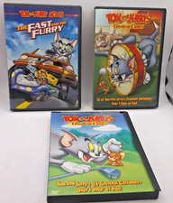 Lot of 3 "Tom and Jerry" DVD's, "Fast & the Furry", "Greatest Chases" (2 DVDs)