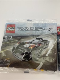 LEGO Racers 7801 & 7802 Ferrari Challenge Sealed Poly