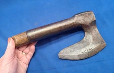 VERY Unusual & Extremely Nice French Coopers' Hewing Hatchet Made  by Dulong