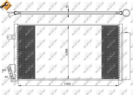 NRF 35940 Condenser, air conditioning for FIAT,OPEL,VAUXHALL - Image 28