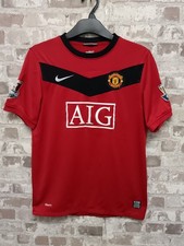 MANCHESTER UNITED 7 OWEN 2009/10 FOOTBALL Boys SHIRT JERSEY HOME  12-13 Yrs 