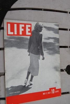 May 3, 1937  Life Magazine - HARLOW IN HOLLYWOOD
