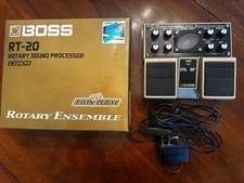 Boss RT20 Rotary Sound Processor, Keyboard/Guitar Effect Pedal, Leslie imitation