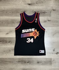 Vintage Champion Phoenix Suns Charles Barkley jersey NBA sz 44 Large 90s