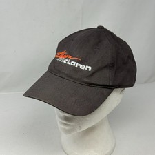 Vintage McLaren F1 Team Grey Baseball Cap Vodafone Mercedes Formula 1 Hat   MM1c