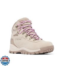 Columbia Womens Newton Ridge Plus Waterproof Amped, Dark Stone/Co