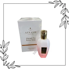 Ainash Parfums I WANT TO KISS YOU 2.5 oz Extrait de Parfum for Women New