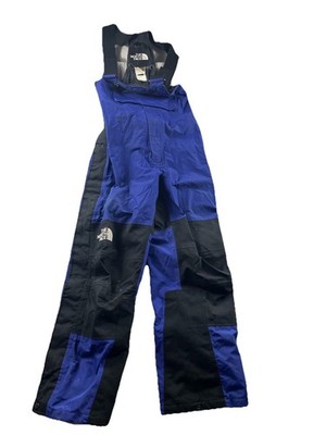 Vtg The North Face Gore Tex waterproof snowboard ski Overall Pants Mens XS Black