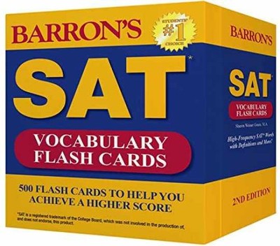 Barron's SAT Vocabulary Flash Cards: - Cards, by Green M.A. Sharon - Very Good
