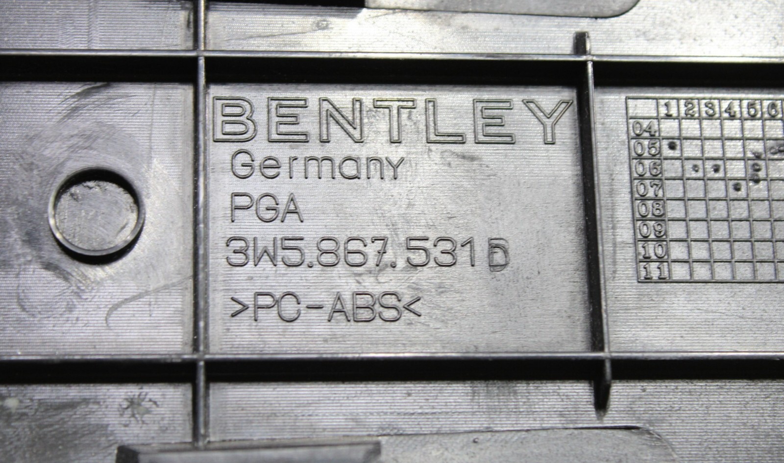 Bentley Continental 2006-2012 FRONT+LEFT+UPPER Headliner