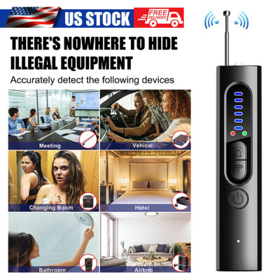 Anti-Spy RF Signal Detector Hidden Camera GSM Audio Bug Finder Scanner Tracker.