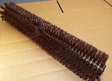 OUTDOOR SWEEPER SCRUB BRUSH BROOM POLYETHYLENE 18" X 4" ROUND RUGGED POOL RUGS