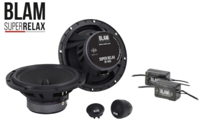 BLAM Super Relax SR165RS 165mm (6,5 Zoll) 2-Wege Komponentenlautsprecher