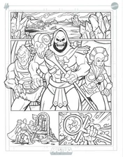 Masters of the Universe Origins - Wave 19 Evil-Lyn - Page 1 Original Comic Art