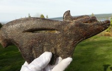 X-RARE Chinese Neolithic Dragon Statue Offering to the Four Sacred Mountains