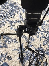 TKGOU USB Cardiod Microphone With Pop Filter And Tripod Stand for PC PS4 MAC