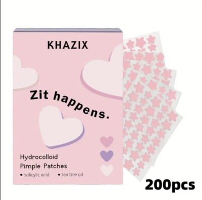 200 Pieces Acne Patch Tag Hydrocolloid Pimple Spot Acne Patch Plaster Pickel 