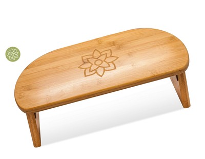 Mindful And Modern Folding Meditation Bench Wooden Seiza