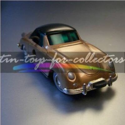 ミニカー 1949 ySchuco micro racer Porsche 356A SCHUCO LILLIPUT MICRO RACER PORSCHE 356 COPPER-GOLD/BLACK WIND UP