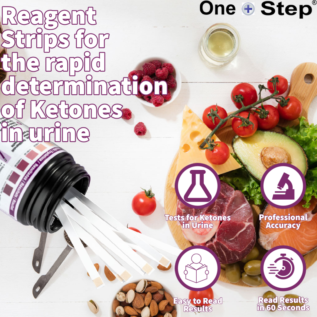 100 x GP Ketone/Ketosis/Diabetes Urine Strip Tests Diet Weight Loss