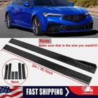 For Acura ILX 2013-2022 78.7"Side Skirt Extension Rocker Panel Splitter Lip 2m