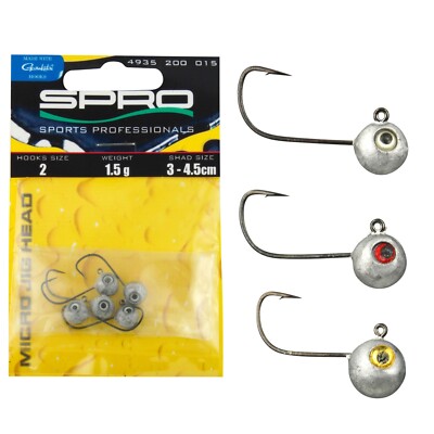 Spro Micro Jighead Jig 29  5 Jighaken Jigköpfe Micro Jig Bleiköpfe Jigkopf