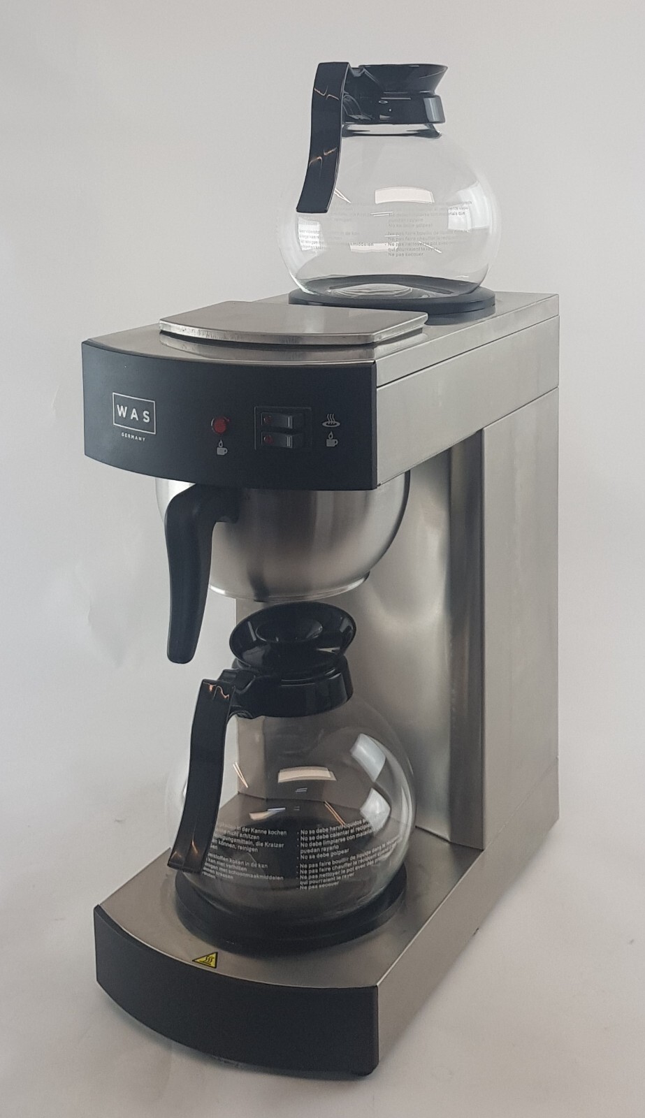 Kaffeemaschine mit Warmhalteplatte 2 Kaffeekannen WAS Germany 2600180, Neu