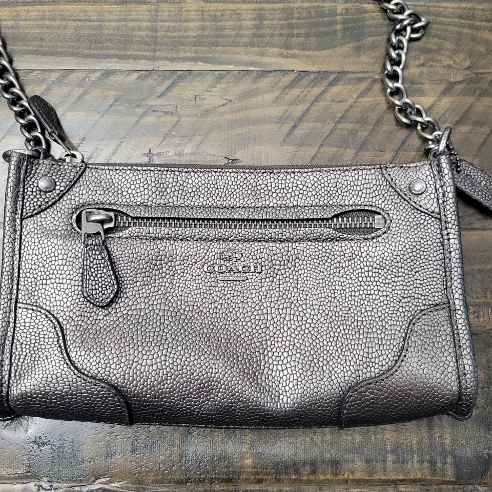 Coach Mickie Crossbody Gunmetal - Image 3 of 4