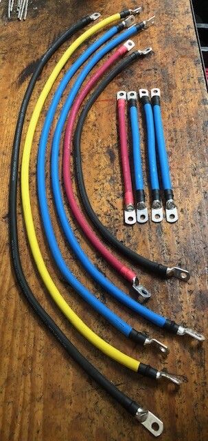 Yamaha G29 Drive Golf Cart 48V 2 Gauge Welding Cable Wire Battery Cable HD 4x12V