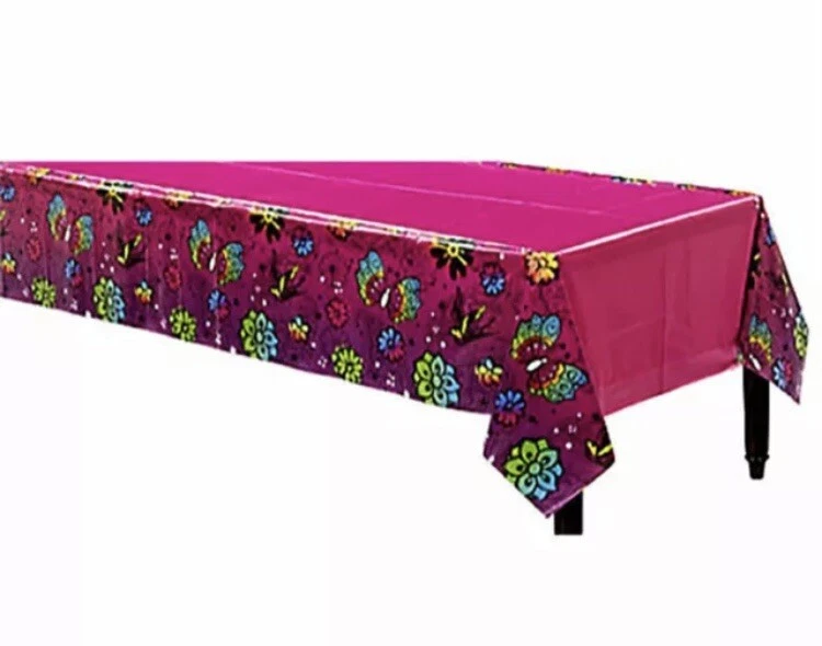 4 Disney Tinker Bell Plastic Table Cover Girls Birthday Party Supplies Decor - Image 2 of 4