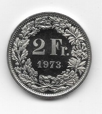 Monete Svizzere 2 FRANCHI ANNI 1973 - 1974 - 