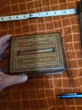 Antique Wooden Cigarette Box / Dispenser ( From USSR 1930s / Excellent Condition