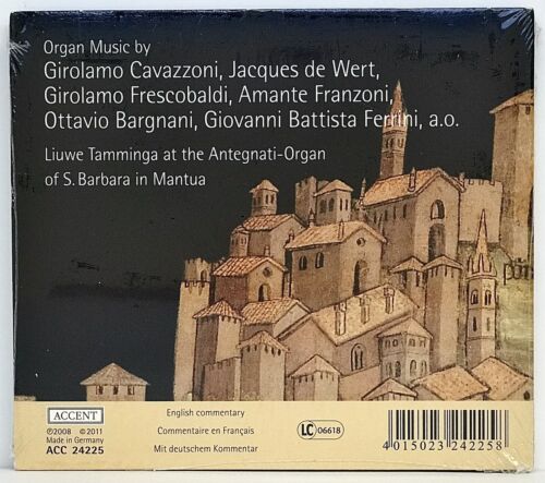 CD Liuwe Tamminga-Organ Music in S. Barbara, Mantua 2011 German Import ACC 24225 - Picture 2 of 2