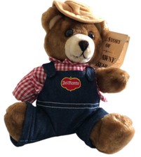 Del Monte Dakin The Story Of Brawny Bear Plush Soft Toy 1982 Korea 10" Stuffed