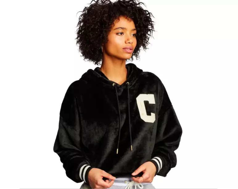 Champion hoodie with fur cheap hood