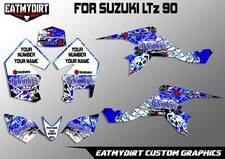 FOR SUZUKI LTZ 90 2007-2023 CUSTOM GRAPHICS ATV QUAD MX STICKERS DECALS LTZ90