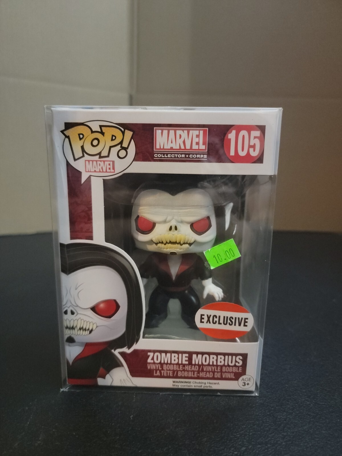Funko Pop! Figura De Vinilo Marvel Morbius Zombie #105